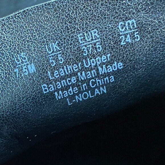 FRANCO SARTO Nolan Pump Loafers 7.5M Black Leather #329D - Picture 9 of 9